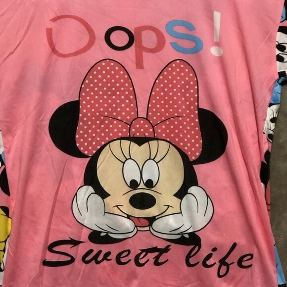 Disney Minnie Mouse Pyjamas 2 Piece Kids Sz L (0186) NEW No Tags - Picture 3 of 10